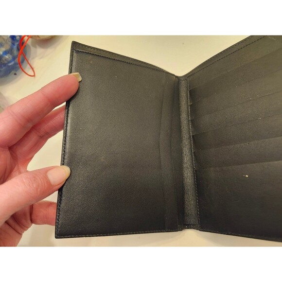 Dandy Piu Men's Black Leather Bi-Fold Wallet Made in Italy - Picture 3 of 8